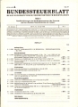 Bundessteuerblatt (BStBl)