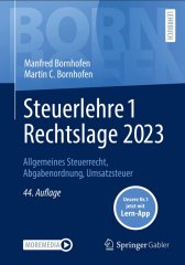 Bornhofen, Steuerlehre 1 Rechtslage 2022