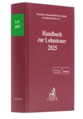 DWS, Handbuch zur Lohnsteuer 2025: LSt 2025
