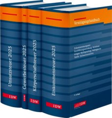 IDW, Steuer-Paket 2025: Ertragsteuern und Umsatzsteuer (Veranlagung)