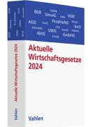 Vahlen, Aktuelle Wirtschaftsgesetze 2024