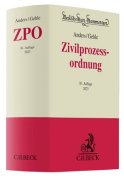 Anders/Gehle, Zivilprozessordnung: ZPO