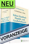 von Rechenberg/Ludwig, Kölner Handbuch Handels- und Gesellschaftsrecht
